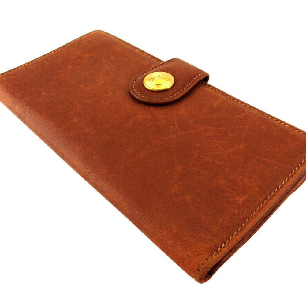 GUCCI Long Wallet Double G Leather Authentic - Picture 4 of 11